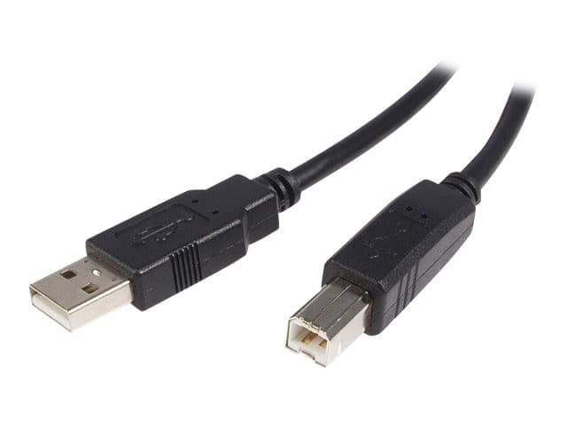 StarTech USB2HAB1M USB 2.0 A to B Cable 1m Black
