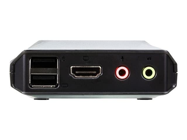 ATEN CS22H 2-Port USB 4K HDMI Cable KVM Switch with Remote Port Selector - Image 2