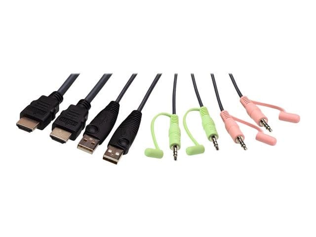 ATEN CS22H 2-Port USB 4K HDMI Cable KVM Switch with Remote Port Selector - Image 3