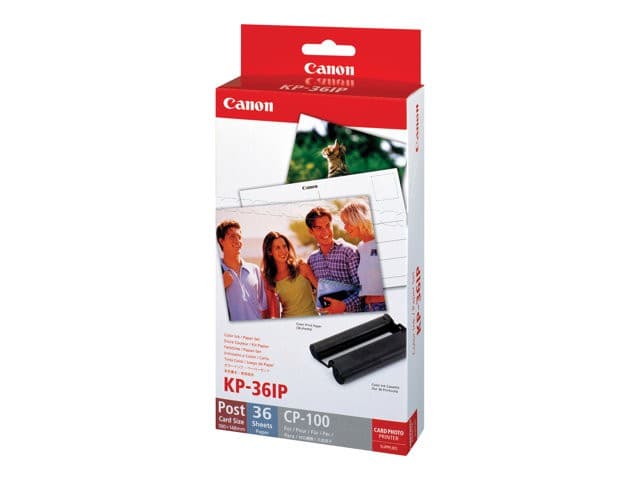 Canon KP-36IP - 1 - colour (cyan, magenta, yellow) - print ribbon / paper kit