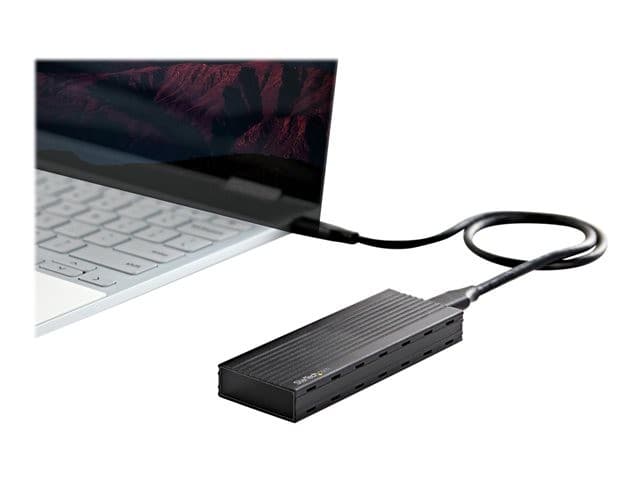 StarTech.com USB-C (10Gbps) to M.2 NVMe SSD Enclosure - Portable M.2 PCIe Aluminium Case - USB 3.1 (Gen 2) - 1GB/s Read & Write - Supports M.2 2230/2242/2260/2280 - Mac & PC (M2E1BMU31C) - Image 7