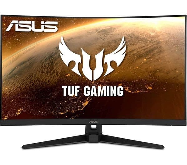 ASUS TUF Gaming VG328H1B Full HD 31.5" 165Hz 1ms FreeSync Premium Curved VA LCD Gaming Monitor with Built-in Speakers - Black - Image 1