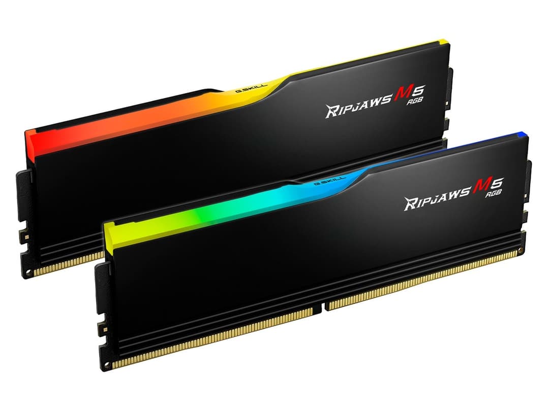 64GB G.Skill Ripjaws M5 RGB DDR5 5200MHz Dual Channel Kit (2x 32GB) CL40 1.10V Black Edition - Image 1
