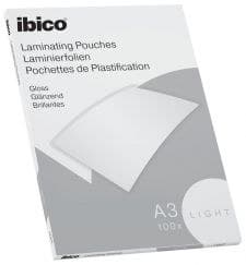Ibico Basics A3 Gloss Laminating Pouches Light - Pack of 100 - Image 1