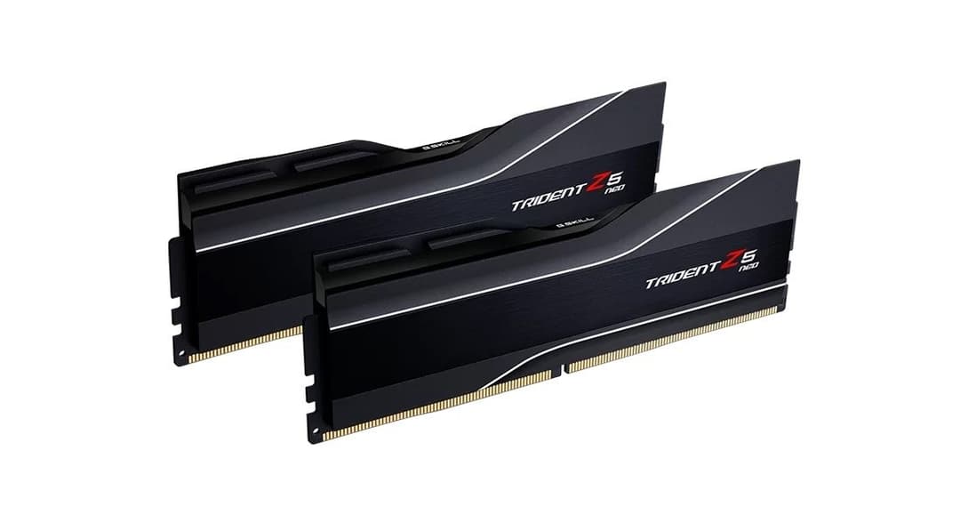G.Skill Trident Z5 Neo F5-6000J3636F16GX2-TZ5N 32GB (2 x 16GB) DDR5 6000MHz CL36 AMD EXPO Desktop Memory Kit - Image 1