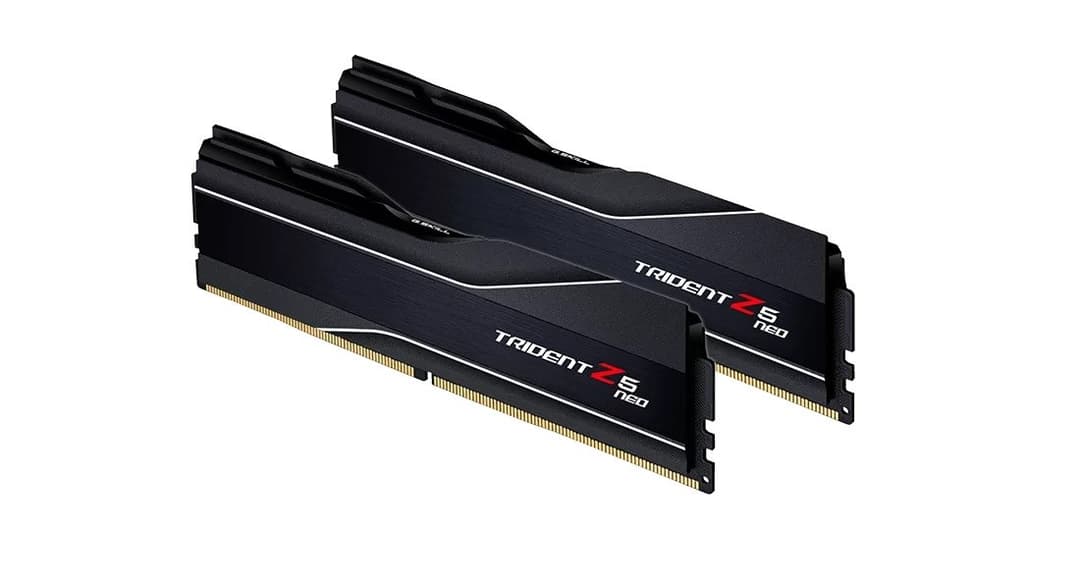 G.Skill Trident Z5 Neo F5-6000J3636F16GX2-TZ5N 32GB (2 x 16GB) DDR5 6000MHz CL36 AMD EXPO Desktop Memory Kit - Image 2