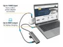 StarTech.com DKT30CHSDPD1 7-in-1 USB-C Docking Station / Mini Dock - 4K 60Hz HDMI 2.0, 100W Power Delivery Pass-Through, Gigabit Ethernet, SD/microSD Card Reader, 2x USB-A 5Gbps, 30cm Attached Cable - Black thumbnail 5