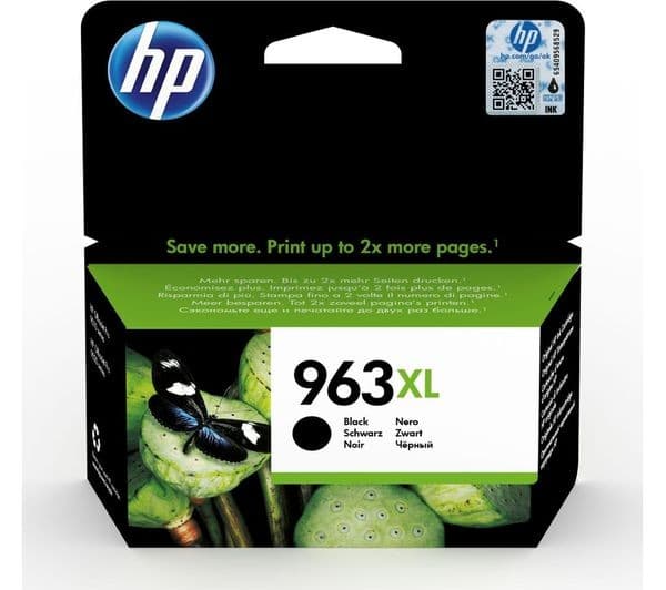 HP 963XL High Yield Original Black Ink Cartridge (3JA30AE)