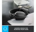LOGITECH Zone Vibe 100 Wireless Bluetooth Over-Ear Headset - Graphite thumbnail 2