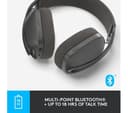 LOGITECH Zone Vibe 100 Wireless Bluetooth Over-Ear Headset - Graphite thumbnail 6