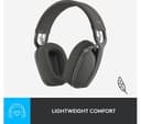LOGITECH Zone Vibe 100 Wireless Bluetooth Over-Ear Headset - Graphite thumbnail 8