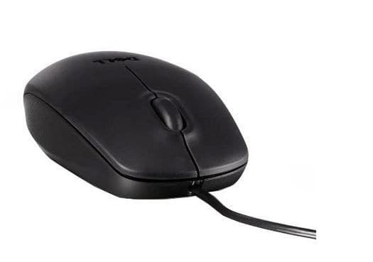 Dell MS111 Wired USB Optical Mouse 3-Button 1000 DPI Black (11D3V)