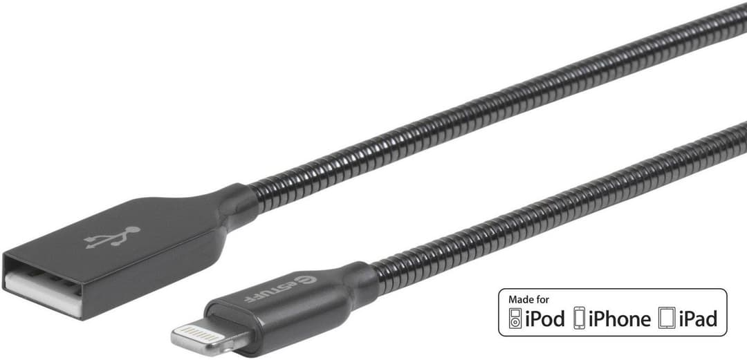 Lightning Cable MFI 0,5m Steel - Image 1
