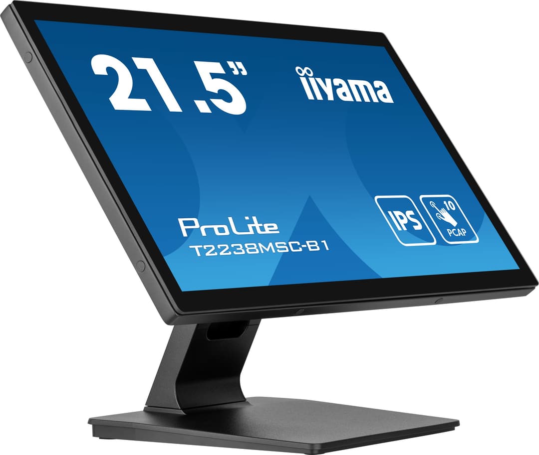 iiyama ProLite T2238MSC-B1 computer monitor 54.6 cm (21.5") 1920 x 1080 pixels Full HD LED Touchscreen Black - Image 1