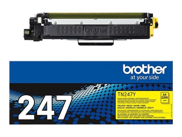 Brother TN-247 Original High Yield Toner Cartridge - Yellow - Image 2