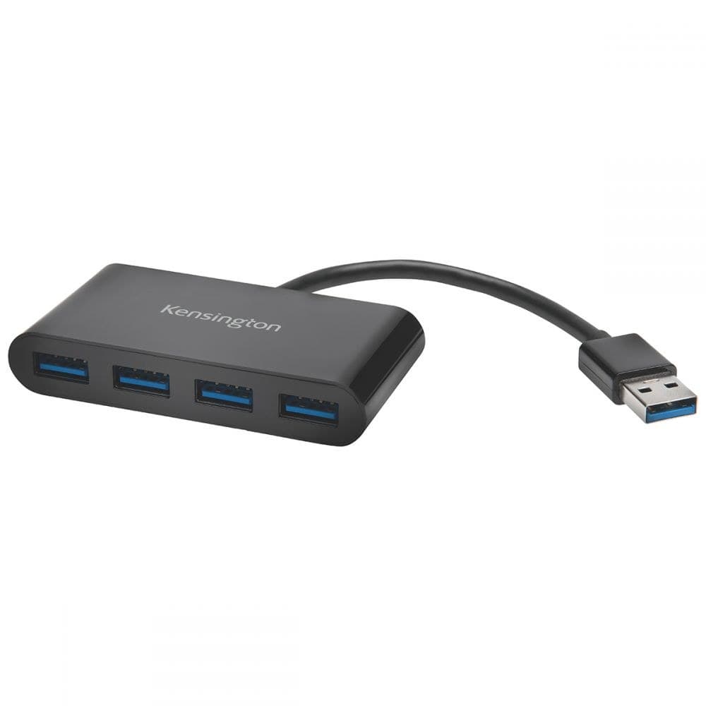 Kensington K39121EU UH4000 USB 3.0 4-Port Hub for Windows and Mac