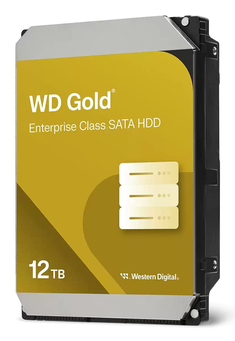 Western Digital Gold WD122KRYZ internal hard drive 12 TB 7200 RPM 512 MB 3.5" Serial ATA III - Image 1