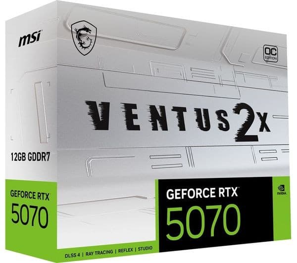 MSI GeForce RTX 5070 12 GB VENTUS 2X OC White Graphics Card - Image 9