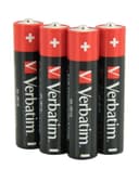Verbatim 49500 AAA LR03 Alkaline Batteries 1.5V - 4 Pack thumbnail 3