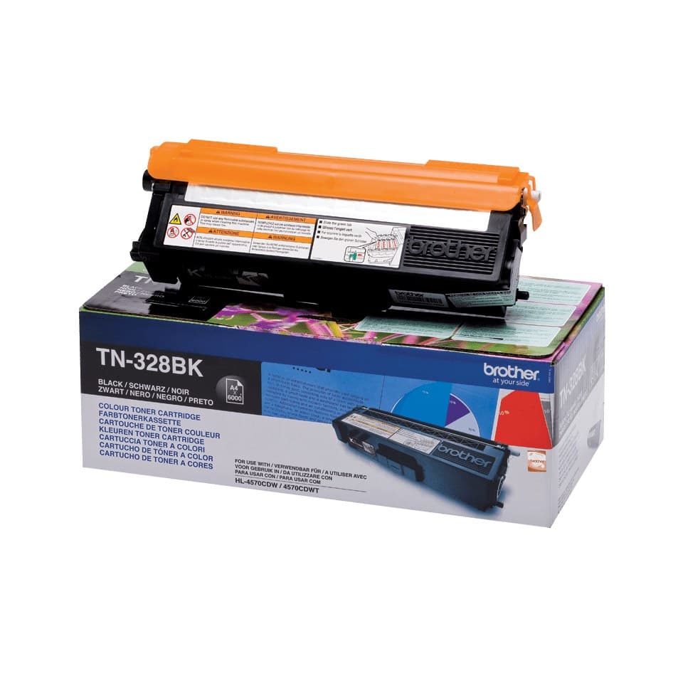 Brother TN-328BK toner cartridge 1 pc(s) Original Black - Image 1
