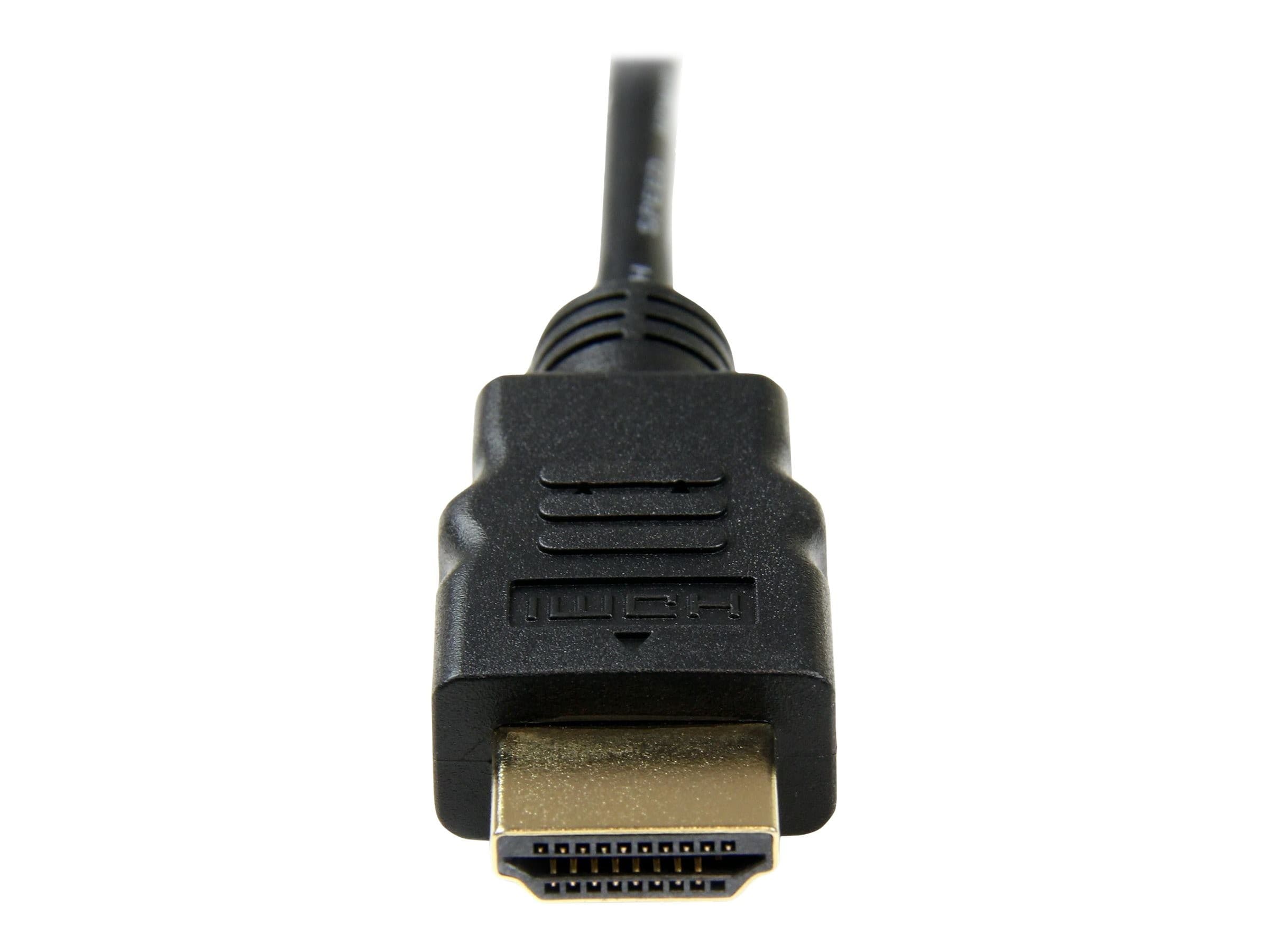 StarTech HDADMM2M HDMI to Micro HDMI Cable with Ethernet 4K 30Hz 2m Black