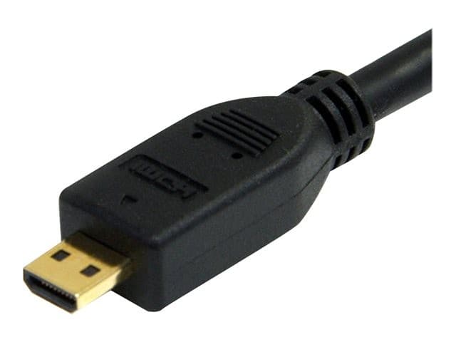 StarTech HDADMM2M HDMI to Micro HDMI Cable with Ethernet 4K 30Hz 2m Black - Image 3