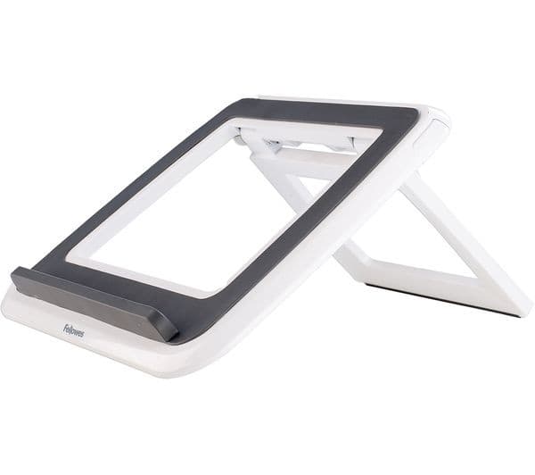 Fellowes I-Spire Series Quick Lift Laptop Stand 8210101 - White - Image 1
