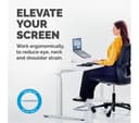 Fellowes I-Spire Series Quick Lift Laptop Stand 8210101 - White thumbnail 2