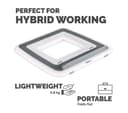Fellowes I-Spire Series Quick Lift Laptop Stand 8210101 - White thumbnail 5