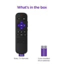 Roku TV Remote Control RCC1R - Black thumbnail 6