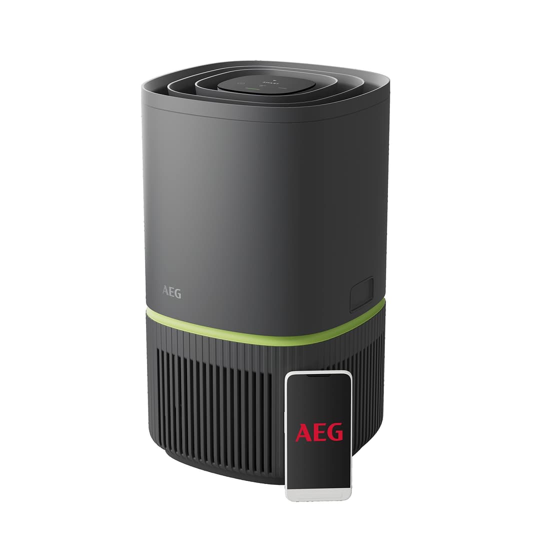 AEG Pure 5000 Compact Air Purifier for Home APO50371DG - Dark Grey - Image 1