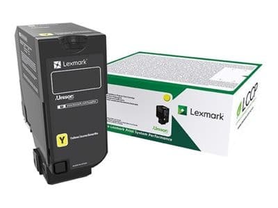 Lexmark 75B20Y0 - yellow - original - toner cartridge - LRP