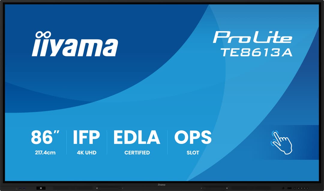 iiyama TE8613A-B2AG Signage Display Kiosk design 2.17 m (85.6") Wi-Fi 500 cd/m² 4K Ultra HD Black Touchscreen Built-in processor Android 24/7 - Image 4