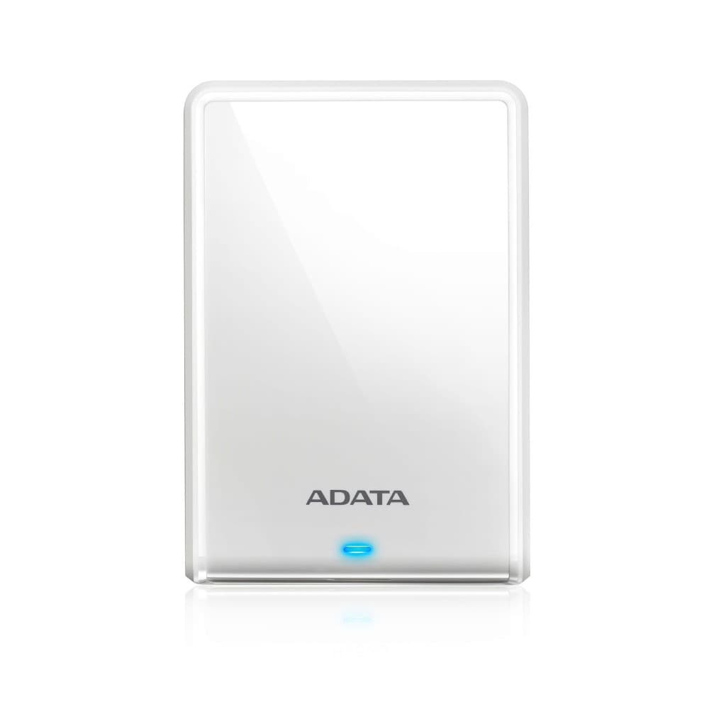 ADATA HV620S Slim 1TB 2.5" USB 3.2 External Hard Drive - White