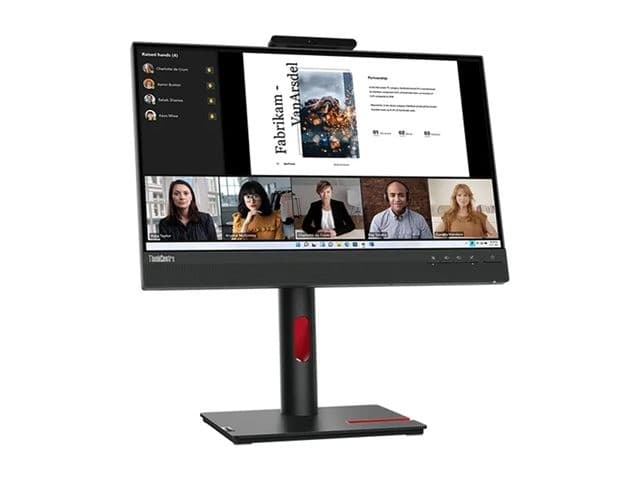 Lenovo ThinkCentre Tiny-in-One 22 Gen 5 22" Full HD IPS Monitor with 1080p Webcam - Image 7