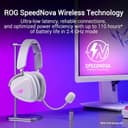 ASUS ROG Delta II Tri-mode Wireless Gaming Headset - White thumbnail 4