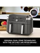 NINJA 6-in-1 DualZone XL DZ901UK 9.5L Dual Air Fryer 2 x 4.75L Drawers SYNC MATCH - Grey thumbnail 2