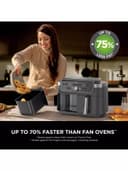 NINJA 6-in-1 DualZone XL DZ901UK 9.5L Dual Air Fryer 2 x 4.75L Drawers SYNC MATCH - Grey thumbnail 5