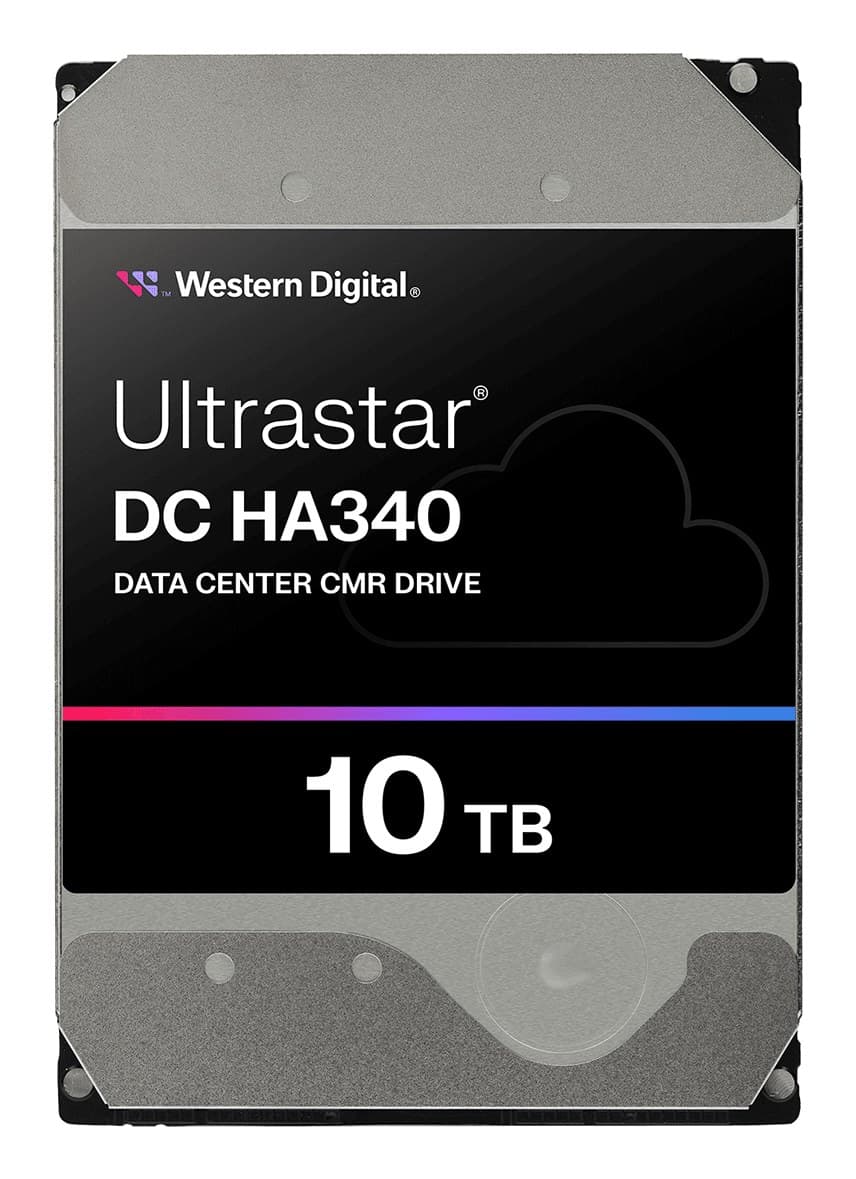 Western Digital Ultrastar DC HA340 internal hard drive 10 TB 7200 RPM 512 MB 3.5" Serial ATA - Image 1