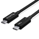 Plugable Technologies Thunderbolt 3 Cable TBT3-40G80CM 80cm (2.6ft) - 40Gbps, 100W (20V, 5A) Charging, Thunderbolt-Certified USB-C, Driverless thumbnail 1