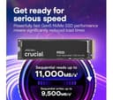 Crucial P510 2TB PCIe 5.0 NVMe M.2 2280 Internal SSD thumbnail 2
