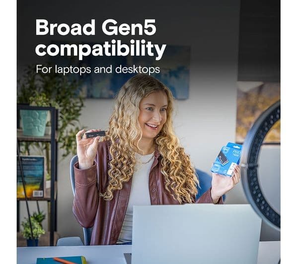 Crucial P510 2TB PCIe 5.0 NVMe M.2 2280 Internal SSD - Image 4