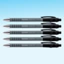 Paper Mate Flex Grip Black Ballpoint Pens - Pack of 5 thumbnail 2