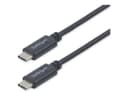 StarTech.com USB2CC1M USB-C to USB-C Cable 1m Black - USB 2.0 480Mbps, 60W Power Delivery thumbnail 3