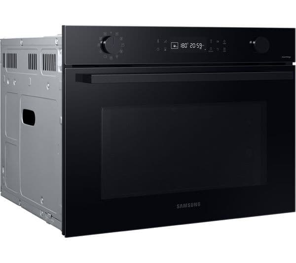 SAMSUNG Bespoke Series 4 NQ5B4553FBK/U4 Built-in Compact Combination Microwave, 50L - Black Glass - Image 8