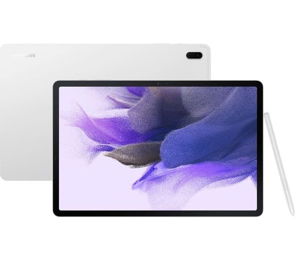 Samsung Galaxy Tab S7 FE 12.4-inch 5G 128GB 6GB RAM Tablet with S Pen - Mystic Silver