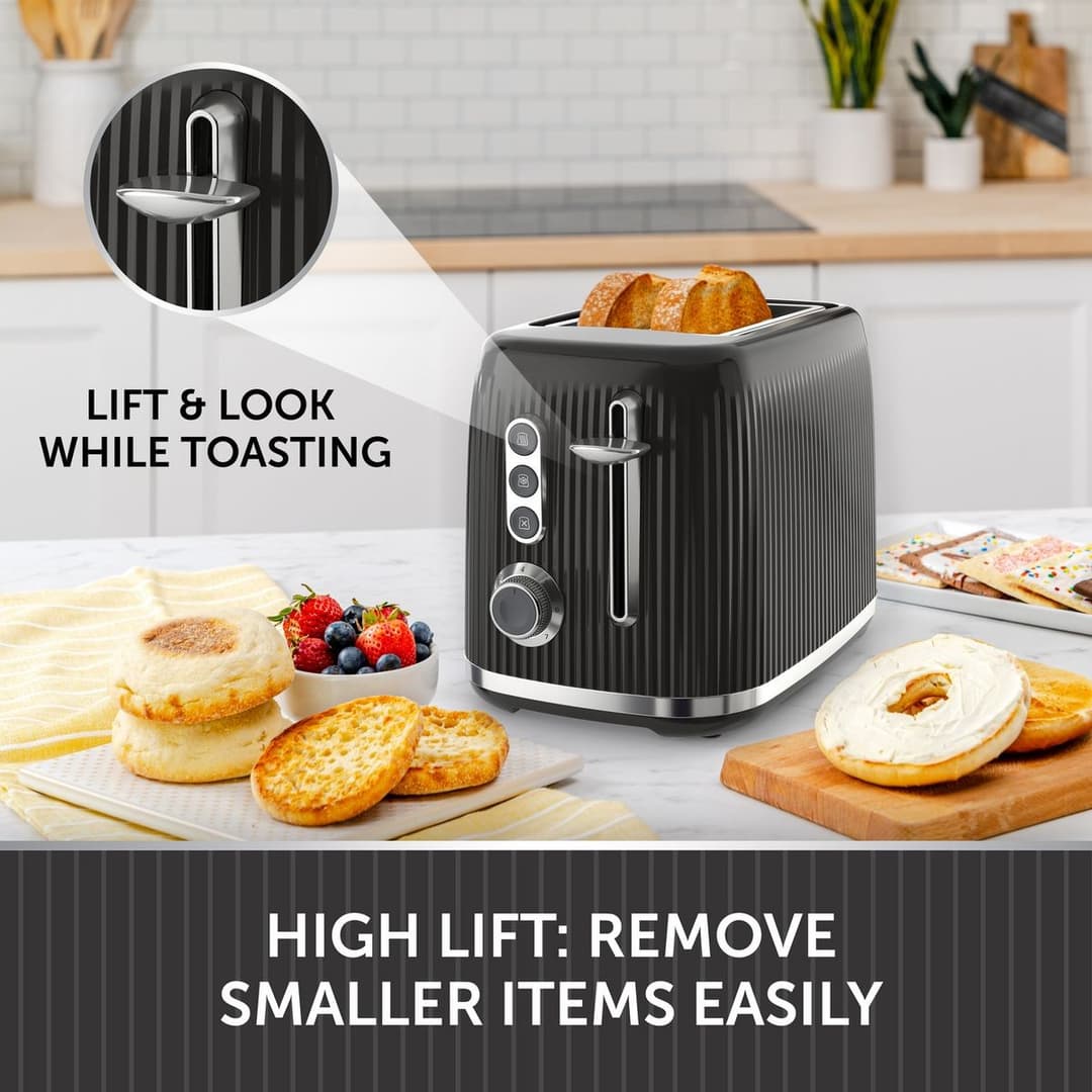 Breville VTR001 Bold 2 Slice Toaster - Black - Image 3