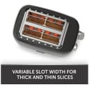 Breville VTR001 Bold 2 Slice Toaster - Black thumbnail 5
