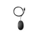 HP Wired Desktop 320M Mouse 2 Buttons Wheel Scrolling Ambidextrous Optical Black thumbnail 1