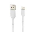 Belkin BoostCharge Braided USB-A to USB-C Cable 15W 1m White thumbnail 1